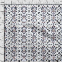 Onuone viskoznog dresa srednje plave tkanine azijske keramičke cvjetne tkanine za šivanje tiskane zanatske
