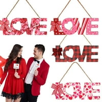 Viseći znak sa romantičnim slovom za valentinovo voli natplatu Privjesak za zabavu za zabavu