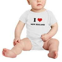 Heart New Zealand Love New Zealand Smešno slatka beba preskoče novorođene odjeću