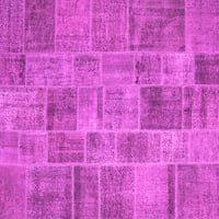 Ahgly Company u zatvoreni kvadratni patchwork ružičasti prelazne prostirke, 3 'kvadrat