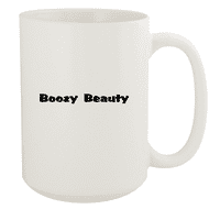 Boozy Beauty - 15oz keramička krigla bijela kafe