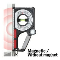 Kutni nagib mjerni instrument Magnetni nivo mjehurići nagib nagib