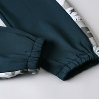 Smihono muške pantalone za znoj udobne salone casual elastične struine čvrste boje mekane labave prozračne