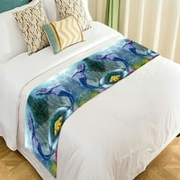 Sirena pod morskom krevetom za posteljinu od posteljine šal
