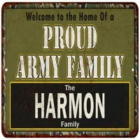 Harmon ponosna vojska Porodični poklon metalni znak 208120023399