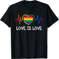 Gay Pride Heartbeat Lesbian Gays Love Sexy Rainbow majica