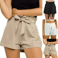 Ženske ljetne sskohe u obliku struka Elastični struk casual kratke hlače plus veličine kratke hlače