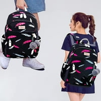 Asge ženska modna školska torba Kawaii Print ruksak za djevojke Ležerni vodootporni ruksak školski tinejdžer,