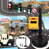 Simualcion Crosswalk Put signal svjetlosna svjetla sa učenjem Montessori igračke za djecu za predškolske