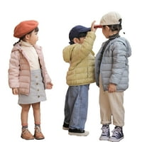 ESAIERR 2-14Y dječji dječaci djevojke zimske kapute jakne dolje s jaknom s kapuljačom za bebu toddlera,