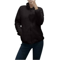 Ženska odjeća Jesen Soild Ogrlica za patchwork pulover, crne s