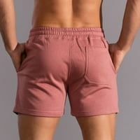 Loyisvidion Hlače za muškarce Muškarci Čvrsti pamučni pamuk Trokrake hlače Sportska elastična srednja