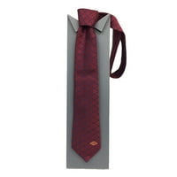 Ovjerena korištena Gucci Gucci svilena žakardarska kravata Bordeau muške