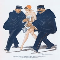 Ilustracija iz Pariza Plaisirs broj 89, studeni Poster Print Mary Evans Jazz Age Club Collection