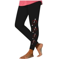 Leesechin Termalne gamaše za žene čišćenje modnih ženskih nogu fitness trčanje teretana Sportska dužina Aktivne hlače