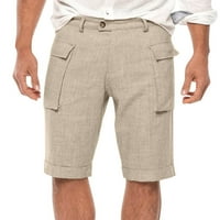 CLLIOS muške kratke hlače Classic Fit Casual Elastic struk ljetni plažni hibridni kratke hlače