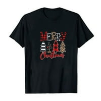 Smiješna božićna košulja Pulover Stretch božićni elementi Streetwear s kratkim rukavima Bluze Slatke vrhove
