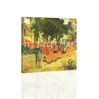 Šaptana šuma-Gauguin - platno ili fino štampana zidna umjetnost