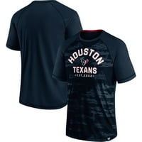 Muška fanatika marke Mornarsko Houston Texans Hail Mary Raglan majica