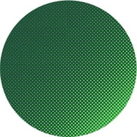 Ahgly Company Machine prati u zatvorenom okruglim prelaznim tealnim prostirkama zelene površine, 8 '