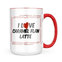 Neonblond I Love Caramel Flan Latte krila za kavu Poklon za ljubitelje čaja za kavu