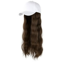 Sun Hat bejzbol kapa kosa val kovrčava frizura Podesivi kapu sa perikom priključen dugačak kašika za