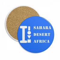 Sahara Desert Afrika Art Deco Fashion Coaster Cup šolje za zaštitu stola upijajući kamen