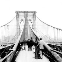 Šetalište Brooklyn Bridge, poster Ispis izvora nauke
