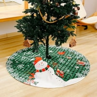 Fancy Christmas Drvo suknje Osnovna mat pokrov Xmas Tree Ornament Santa Decor