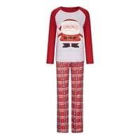 ShldyBC Božićni odjeću Muški dugi rukav Božić za roditelj-dječje odjeće od tiskane kućne odjeće Pajama odijelo Top + pantalone odijelo roditelj-dijete odjeća, Xmas Sleep odjeća postavljena na klirensu