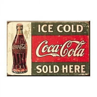 Coca-Cola Coca-Cola ledeni logotip hladnog magneta