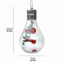 Božićni viseći sferični LED svjetla Vjenčana ukrasa Prozirna svjetla