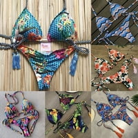 Ruibeauty ženske push up brazilski bikini set gudački bander kupaći kostimi kupaći odijela