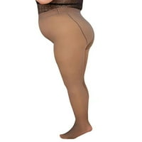Žene LUMENTO HORIHOS SVIJETSKE ŽELE SLIM noge Pantyhose Dame za mršavljenje, zadebljana elastična stručna kafa 250g plus veličine