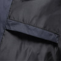 Čvrsta boja jakne za pričvršćivanje dugih rukava za šivanje kapuljače za muške jakne za muške jakne