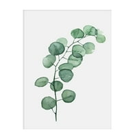 Farfi Nordic Pastoralna zelena biljka ostavlja moderna minimalistička ukrasna slika