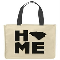 Platnene torbe za tote Početna Južna Karolina Caps Hometown Sjedinjene Države Nativne kupovine za višekratnu