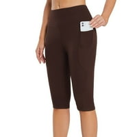 Biker joga kratke hlače sa džepovima za žene visoki struk Atletički trening za trčanje Trgovišta Tummy