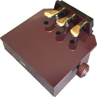 Uvoz krstalica za podesivu klavirsku pedalu u boji u mahagoni boji s papučicama