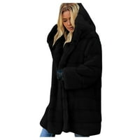 Ženski -Fur 'Gilet' COAT COATCOAT dugih rukava topliji jakna od kaputa od kupaći kostimi Bikinis set