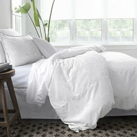 Juno Velvet White Comforter set kraljice