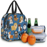 Slatka štenada set za ručak u obliku ručka, izolirana prijenosna torba za ručak za žene muškarce, za