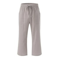 Gyujnb ženske hlače Čvrste visoke strukske hlače za žene modne ljetne hlače Žene elastične hlače za