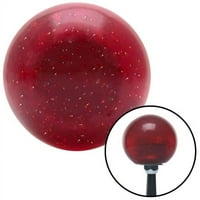 Crveni metalni pahuljići gumb sa 0,375- umetnite Shifter Auto Prilagođeno Brody