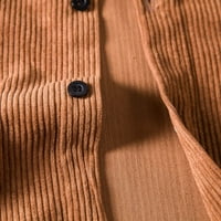 Majica Labakihah za muškarce Muška ležerna košulja košulje dugih rukava s dugim rukavima ovratnik gornje