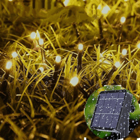 Solarna žica, LED solarni svijetlo vodootporni vrtni svijetli božićni ukrasi za božićne stablo Pokloni