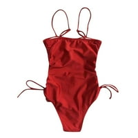 PJTEWAWE Plivanje odijela Ženska gurpula za zavoj podstavljeni OnePiece kupaći odijelo Bikini set kupaći