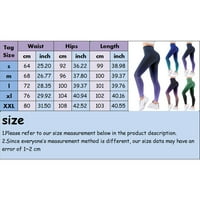 Work Lowgings for Wotne struk vježbanje Ženske tiske Visoke joge Hlače kontrole trbušnjake hlače hlače