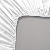 Kvaliteta broja Thread Deep Džep Egipatska pamučna boja Bijela čvrsta veličine Twin XL