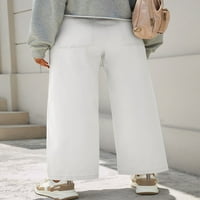 Ženske vrećaste hlače visoke struke Jeans Casual široke traperice za žene za žene rastezanje traper hlača sa džepovima 4-18